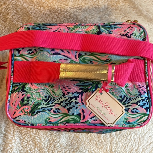NWT Lilly Pulitzer Wine Carrier/Cooler, Bringing Mermaid Back - Picture 4 of 8